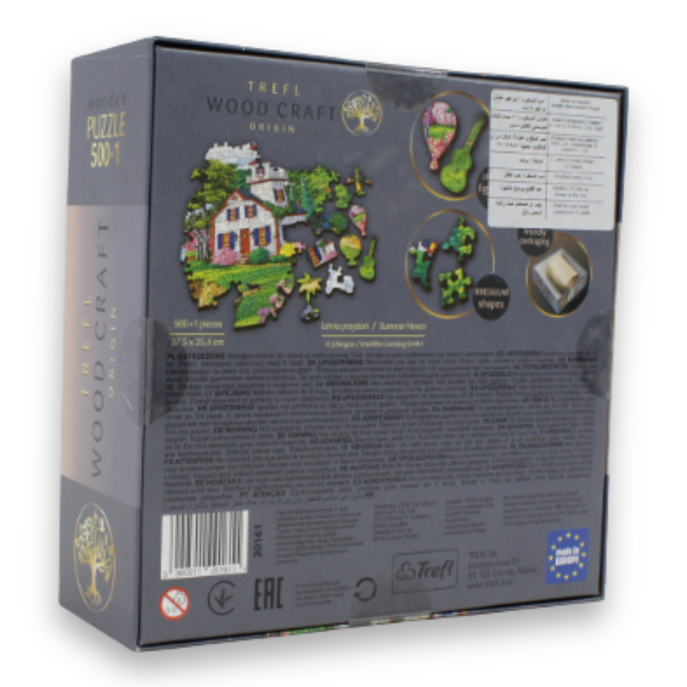 500+1-Piece Wooden Jigsaw Puzzle