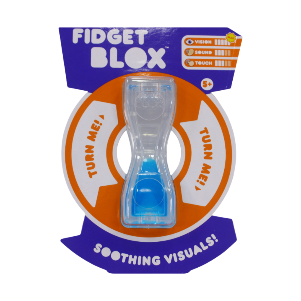 Fidget Blox Wave 2 Squish & Turn Me ! Blue – 1 Pc