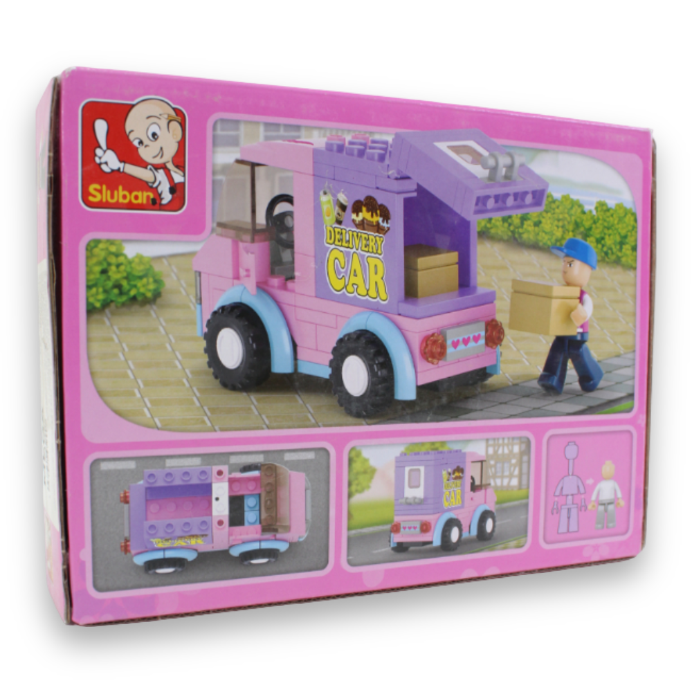Sluban Girls Dream Distribution Vehicles Building Set – 102 Pieces