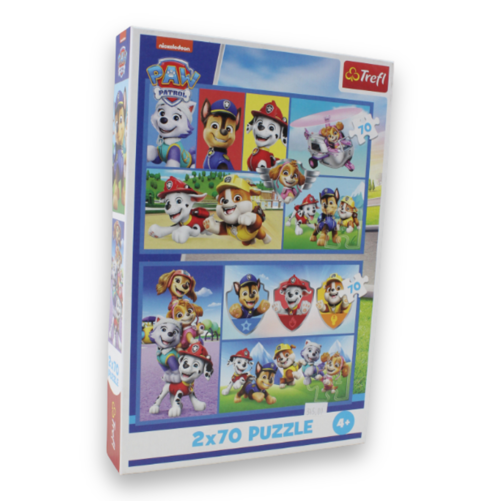 Trefl Paw Patrol Adventure Jigsaw Puzzle Set – 2 x 70 Pcs