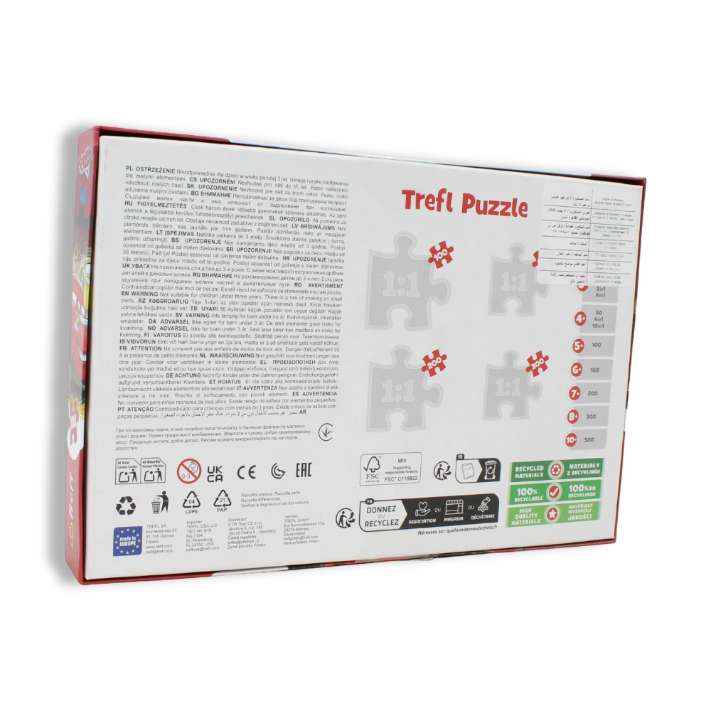 Trefl Cars: Race To The Limit Jigsaw Puzzle – 100 Pcs