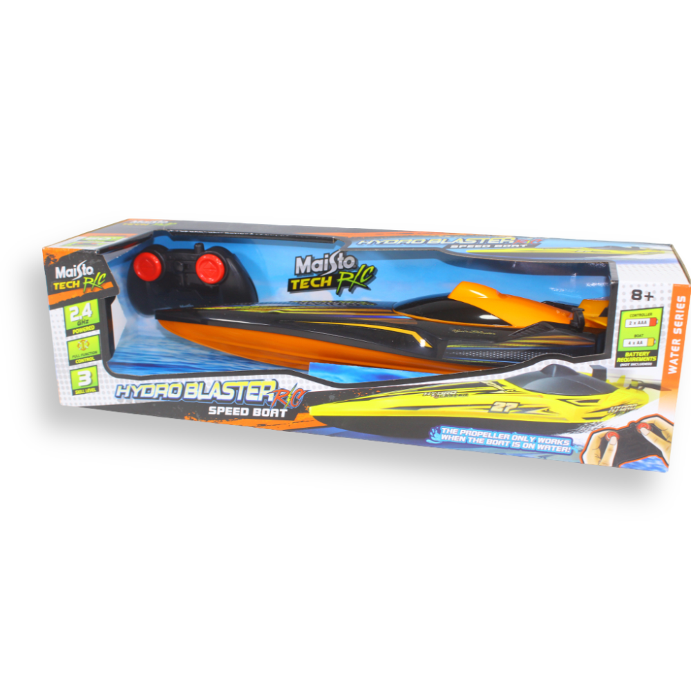 Hydro Blaster Speed Boat - 2.4 GHz (Without batteries) – Orange