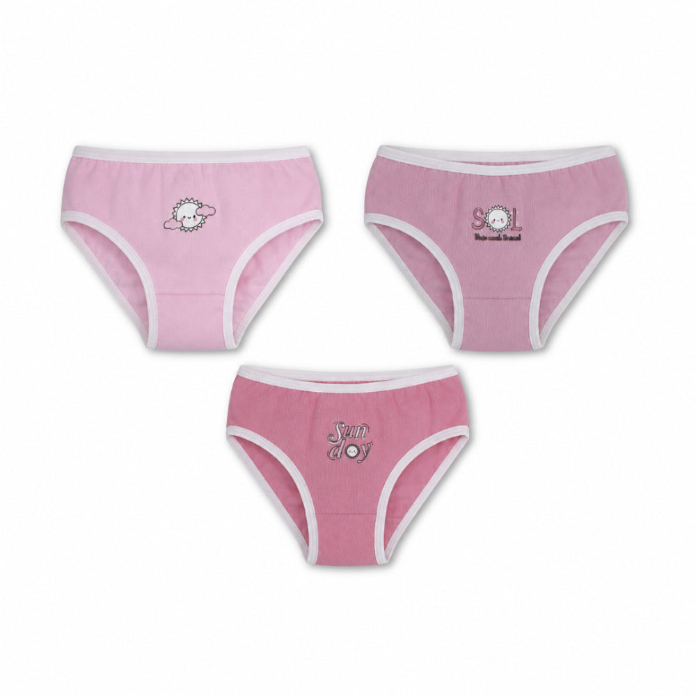 Girls Cotton Printed Panties – Pack Of 3