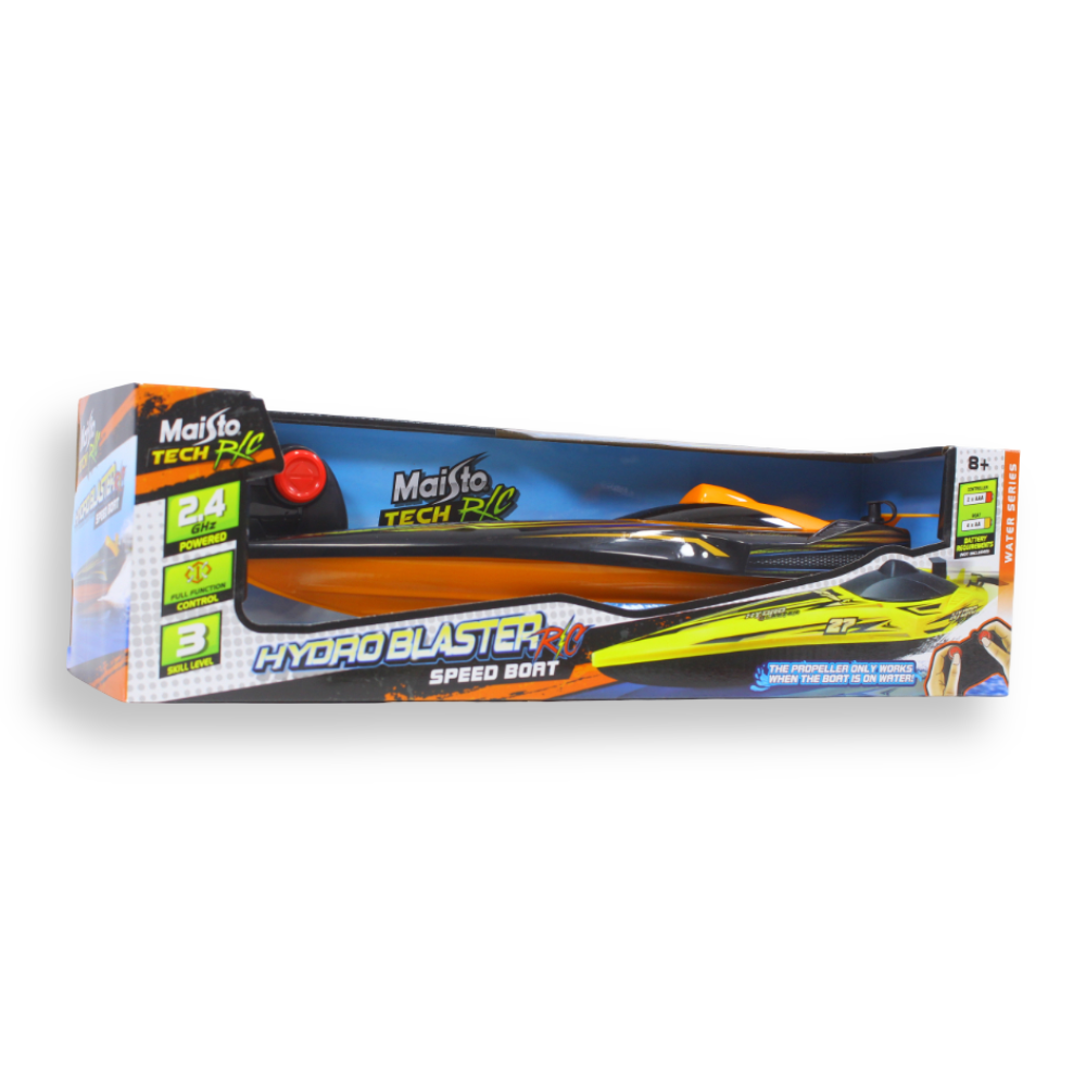 Hydro Blaster Speed Boat - 2.4 GHz (Without batteries) – Orange
