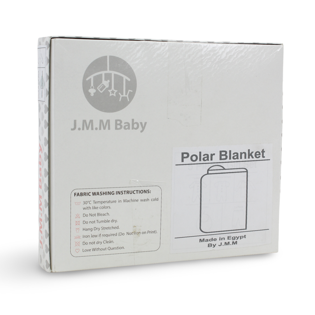 Baby Boys Fleece Hooded Blanket – Blue with Dino Print