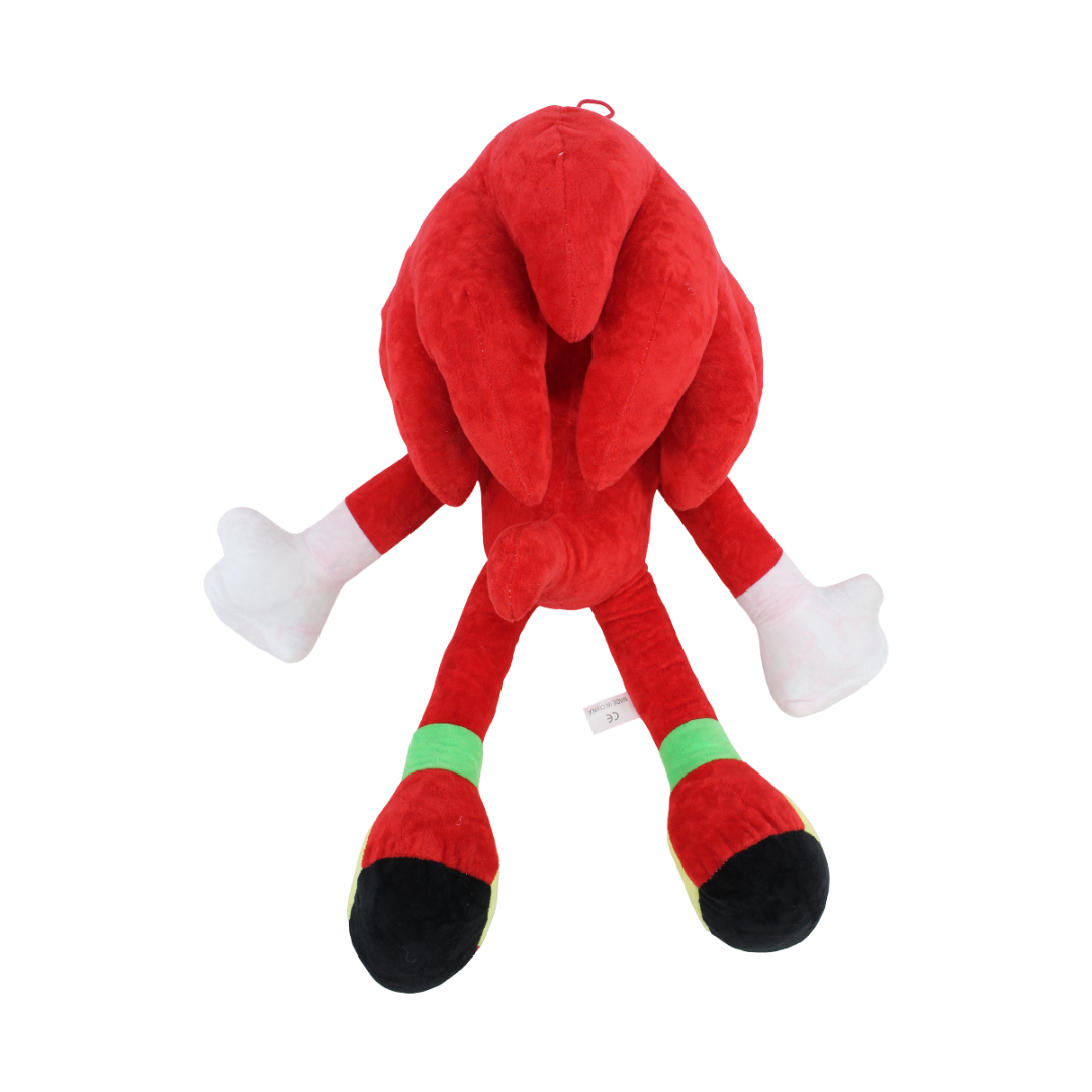 Sonic The Hedgehog Knuckles Plush Figure – Red, Large