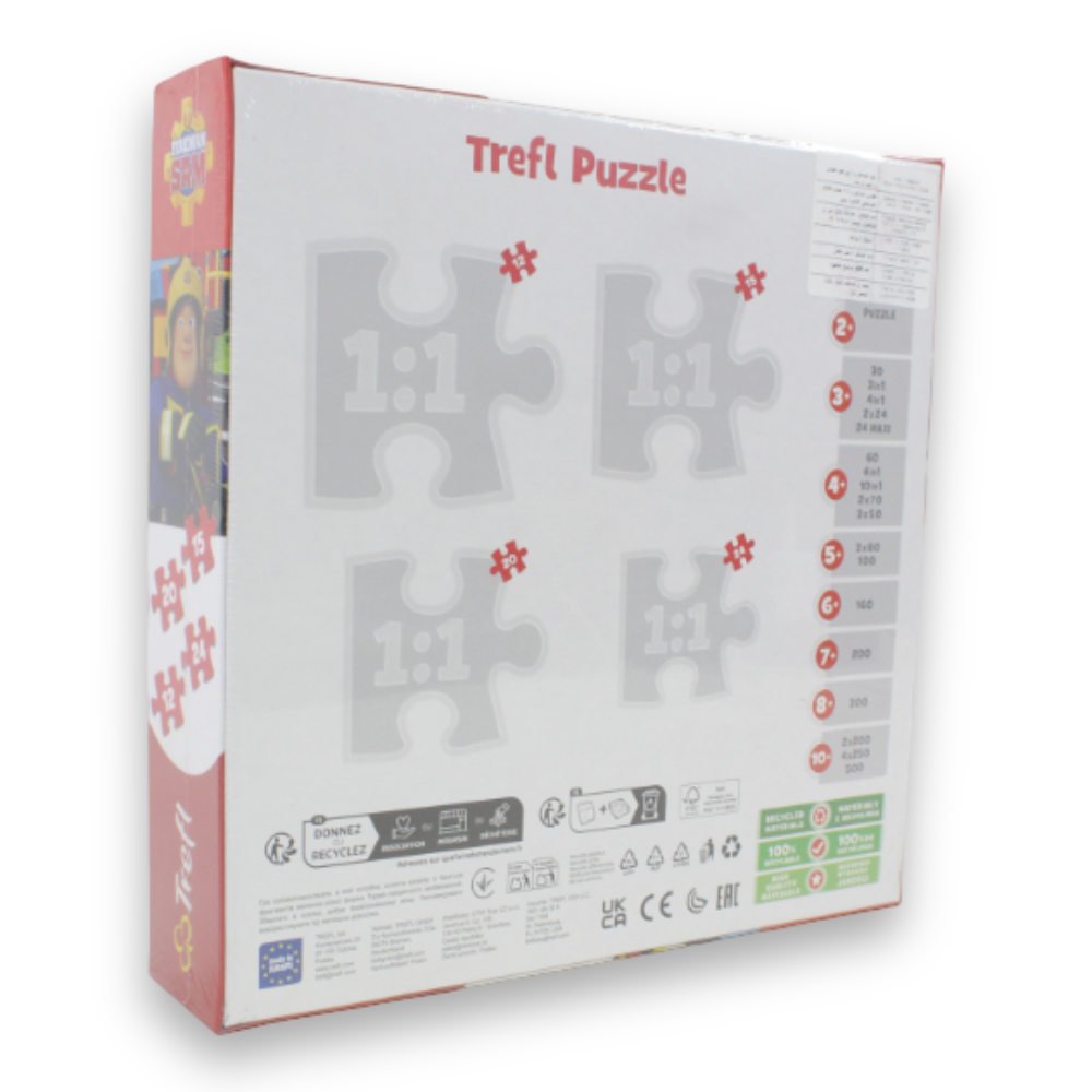 Trefl Fireman Sam Adventure Jigsaw Puzzle Set – 4-In-1