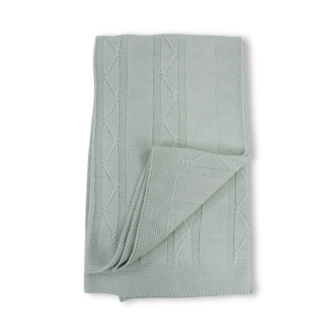 Unisex Baby Knitted Blanket – Assorted Colors