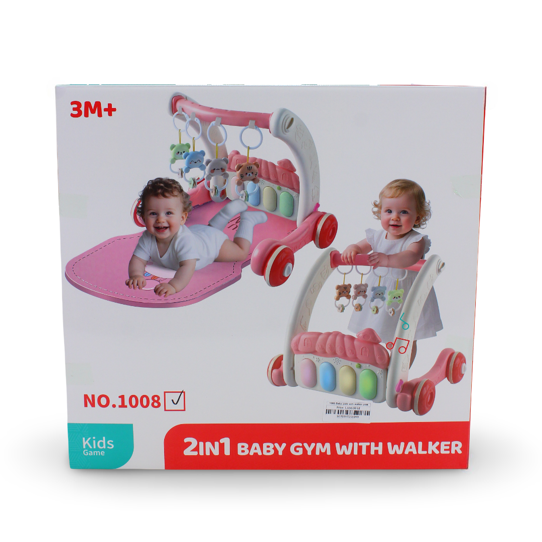 Baby gum with walker pink