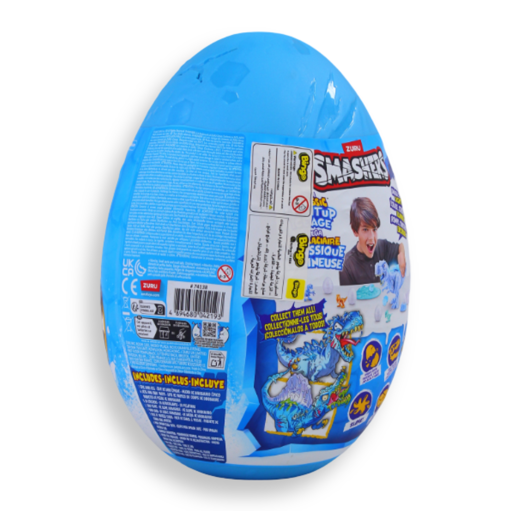 ZURU - SMASHERS - Mega Jurassic Light Up Ice Age Dino Over 25 Surprises