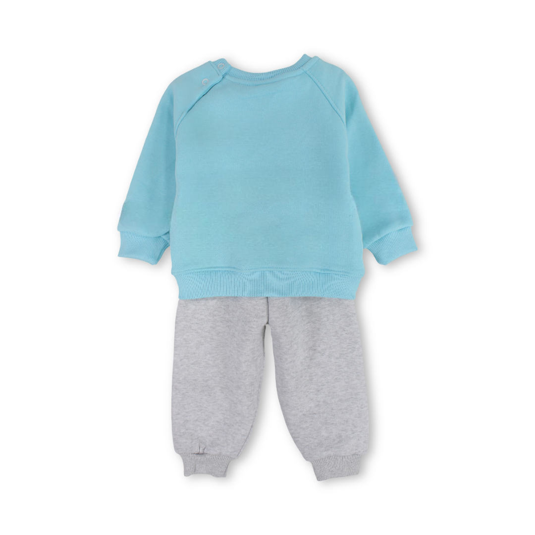 Baby Girls Cotton Long-Sleeved Pajama – Unicorn Print
