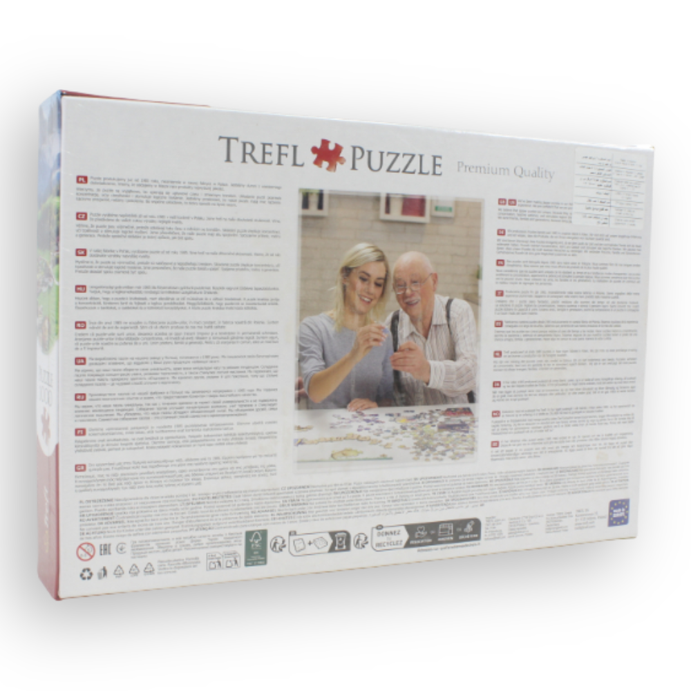 Trefl 1000-Piece Jigsaw Puzzle – St. Magdalena, Dolomites, Italy