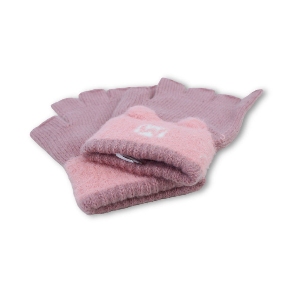 Girls Winter Gloves – Dusty Pink