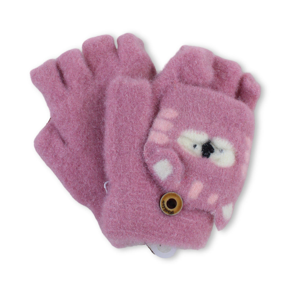 Girls Winter Gloves – Dusty Pink