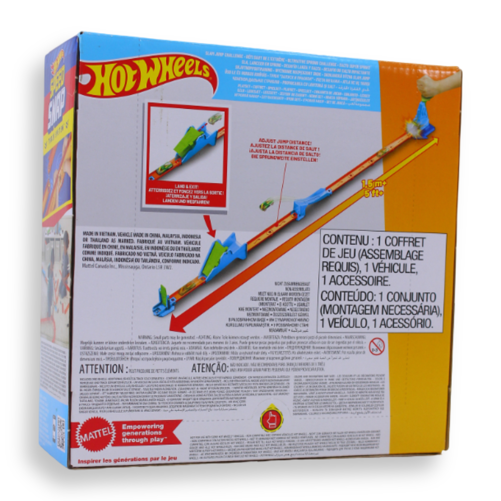 Mattel Hot Wheels Champion Stunt Tracks, Slam Jump Challenge (JHK76)