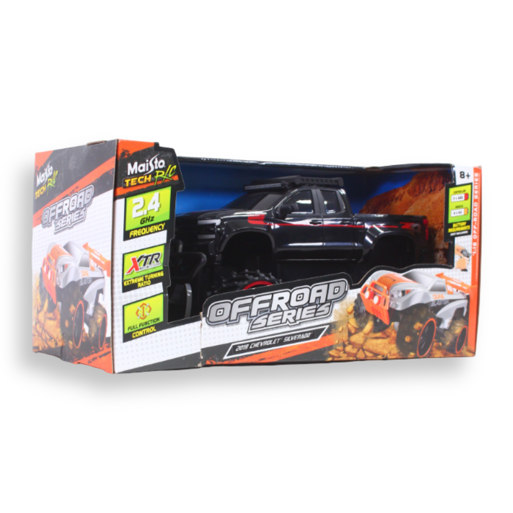 1:16 Off-Road RC (2.4GHz) ~ 2019 Chevrolet Silverado – Black
