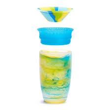 Munchkin Miracle 360° Tropical Swirl Sippy Cup 296ml - Hey Sunshine