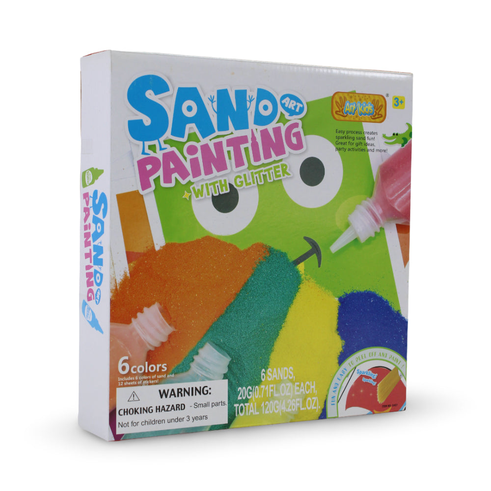 Sand Painting With Glitter 6 Colors