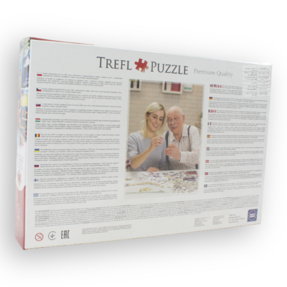 Trefl 1000-Piece Jigsaw Puzzle – Holiday Postcards