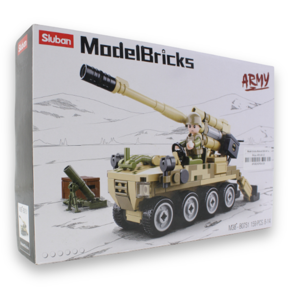 Model Bricks Bobcat 8x8 All-Terrain Assault Vehicle – 159 Pieces