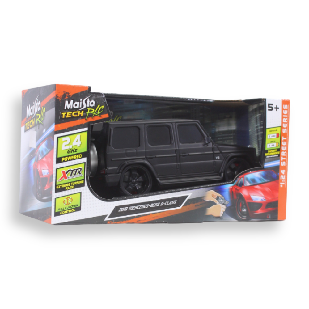 1:24 Radio Control Vehicle (2.4GHz Version) ~ 2018 Mercedes-Benz G-Class – Black