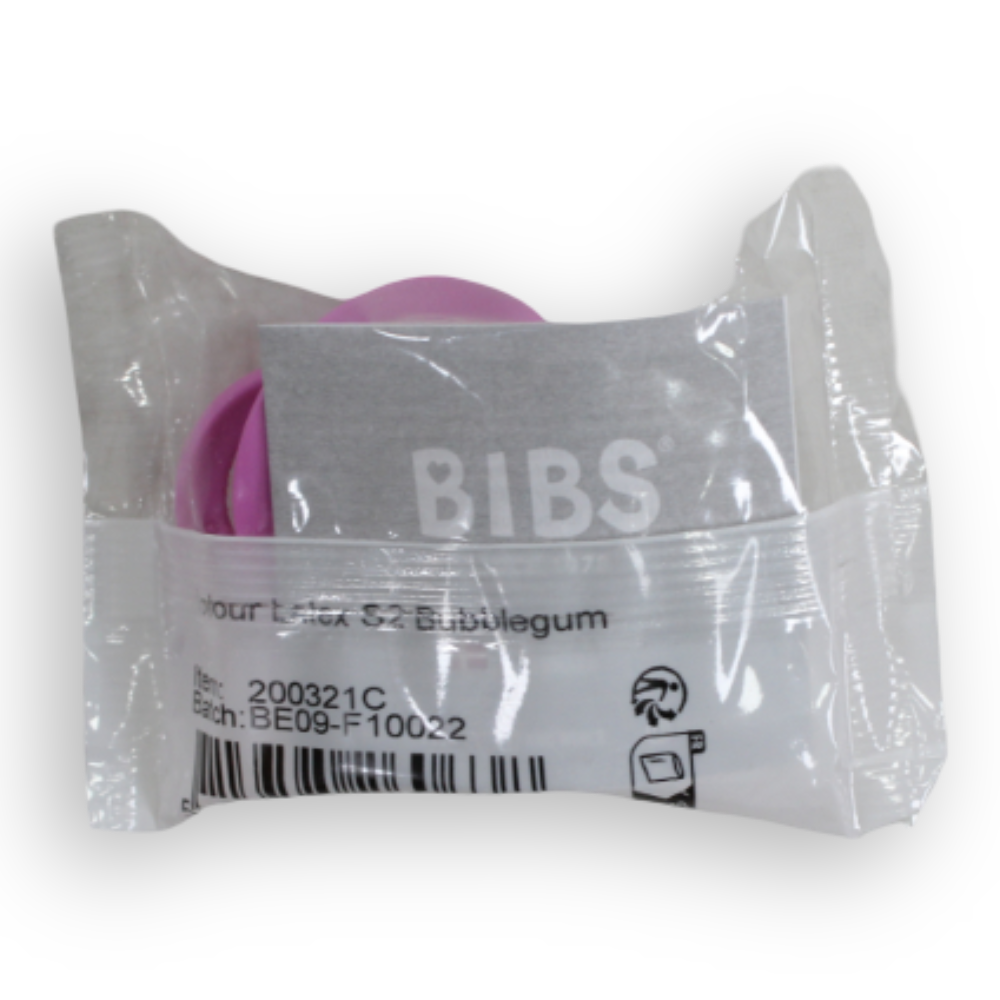 BIBS Pacifier Colour Latex Size 2 Bubblegum