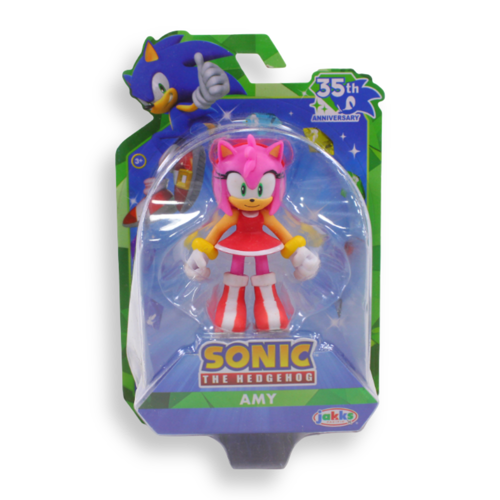 JAKKS Sonic the Hedgehog 35th Anniversary – Amy Mini Figure (2.5 Inch)