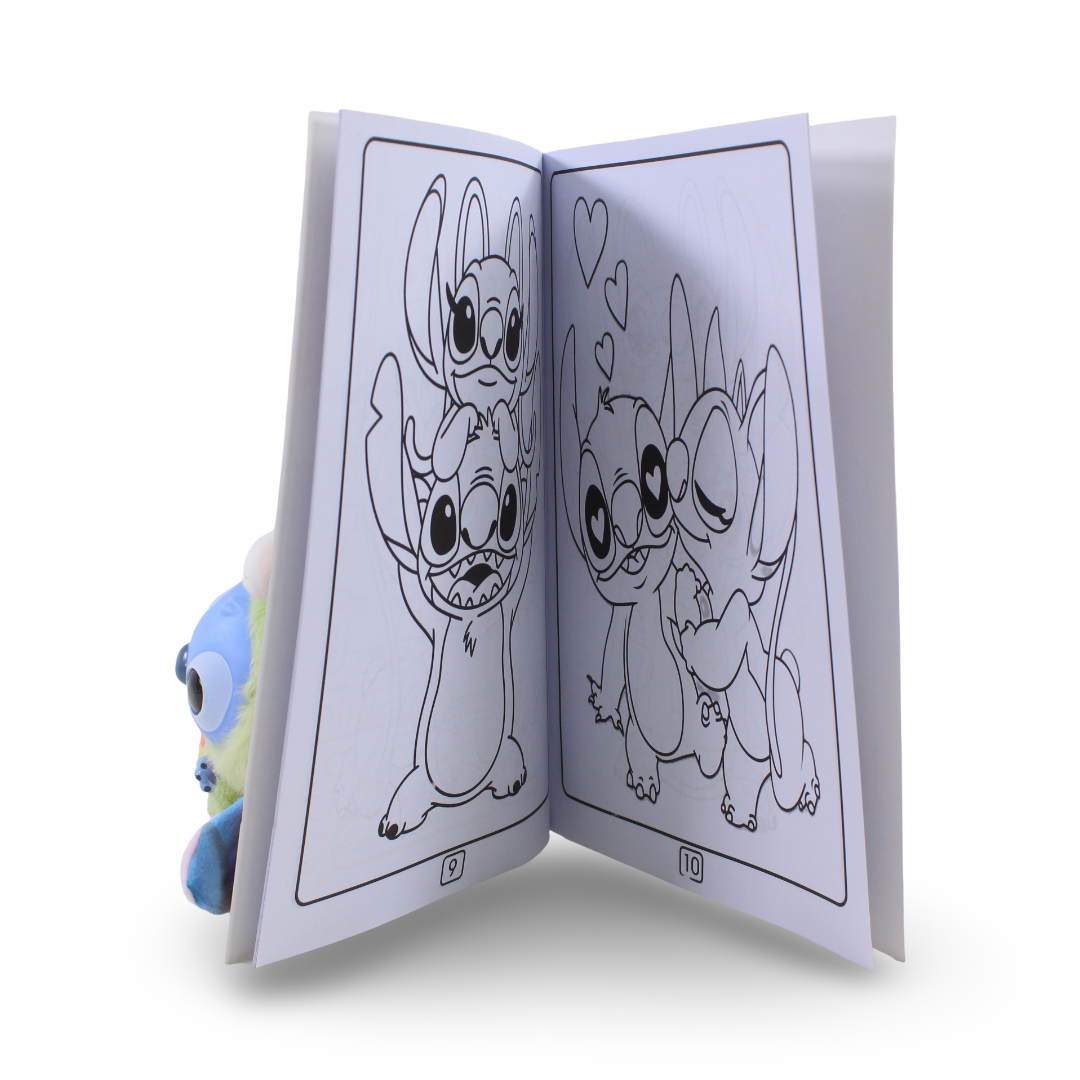 Space Toon Stitch Coloring Book – Green