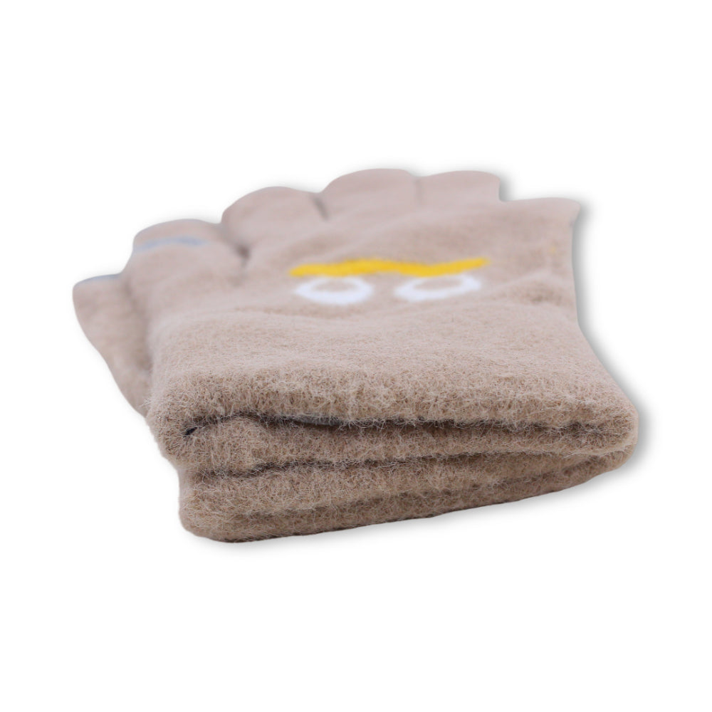 Girls Winter Gloves – Camel