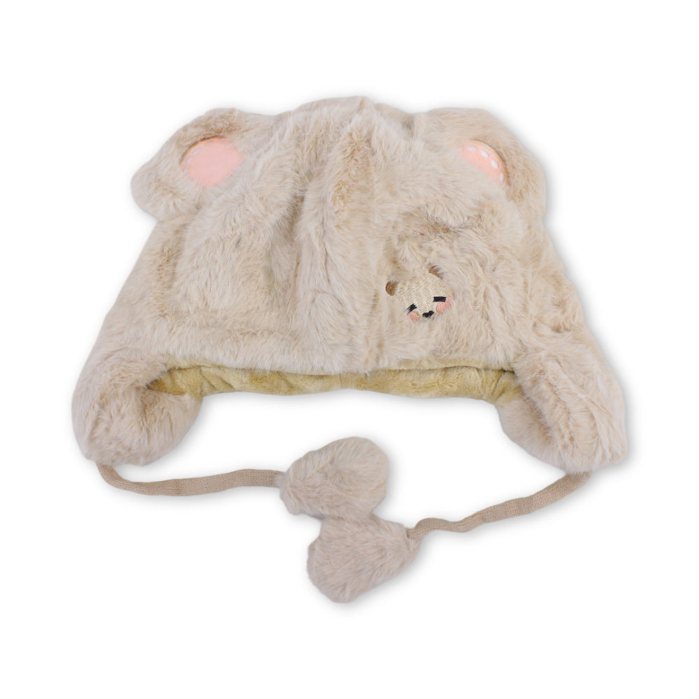 Girls Winter Ice Cap – Beige