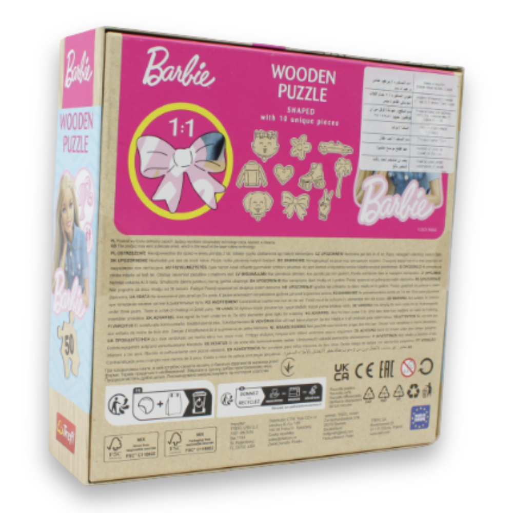 Trefl Barbie Wooden Jigsaw Puzzle – 50 Pcs