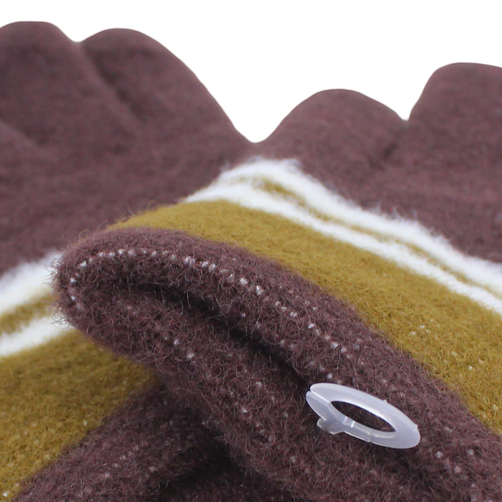 Girls Winter Gloves – Brown