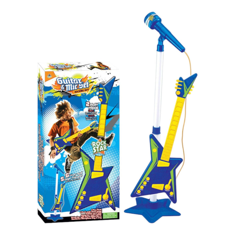 Rocking Boy Guitar & Microphone Set - Toys - OKO
