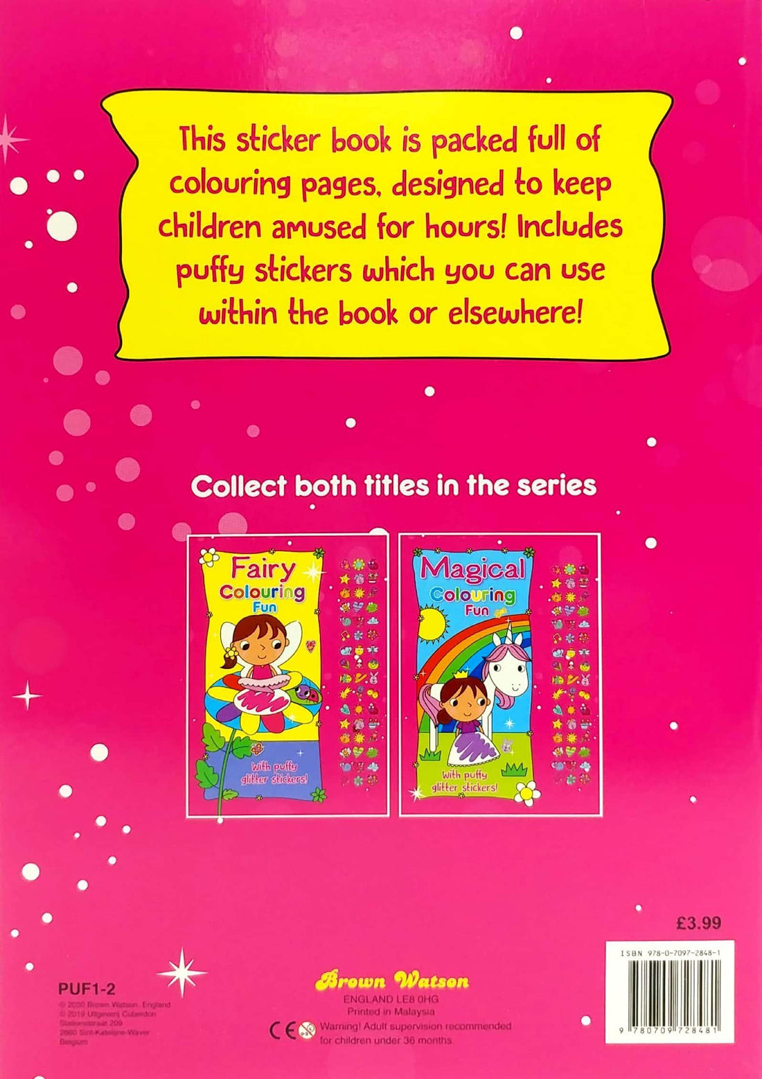 Fairy Coloring Fun With Puffy Glitter Stickers - Ourkids - OKO