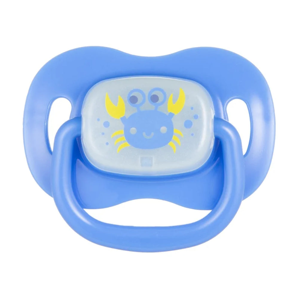 Canpol Babies Silicone Soother for 0-6m – Crab Design - Baby Essentials