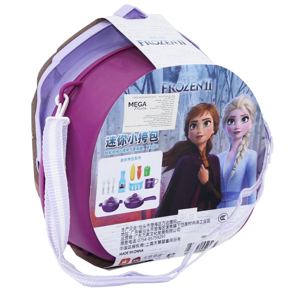 Frozen Mini Hand Bag Cooking Set Toy For Girls - Purple - Ourkids - OKO