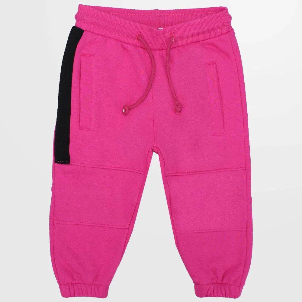 Fuchsia Fleeced Sweatpants - Ourkids - Playmore