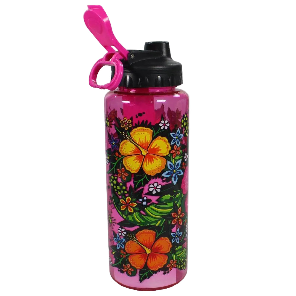 Fuchsia Flowery Cool Gear Water Bottle 946 ML - Ourkids - Cool Gear
