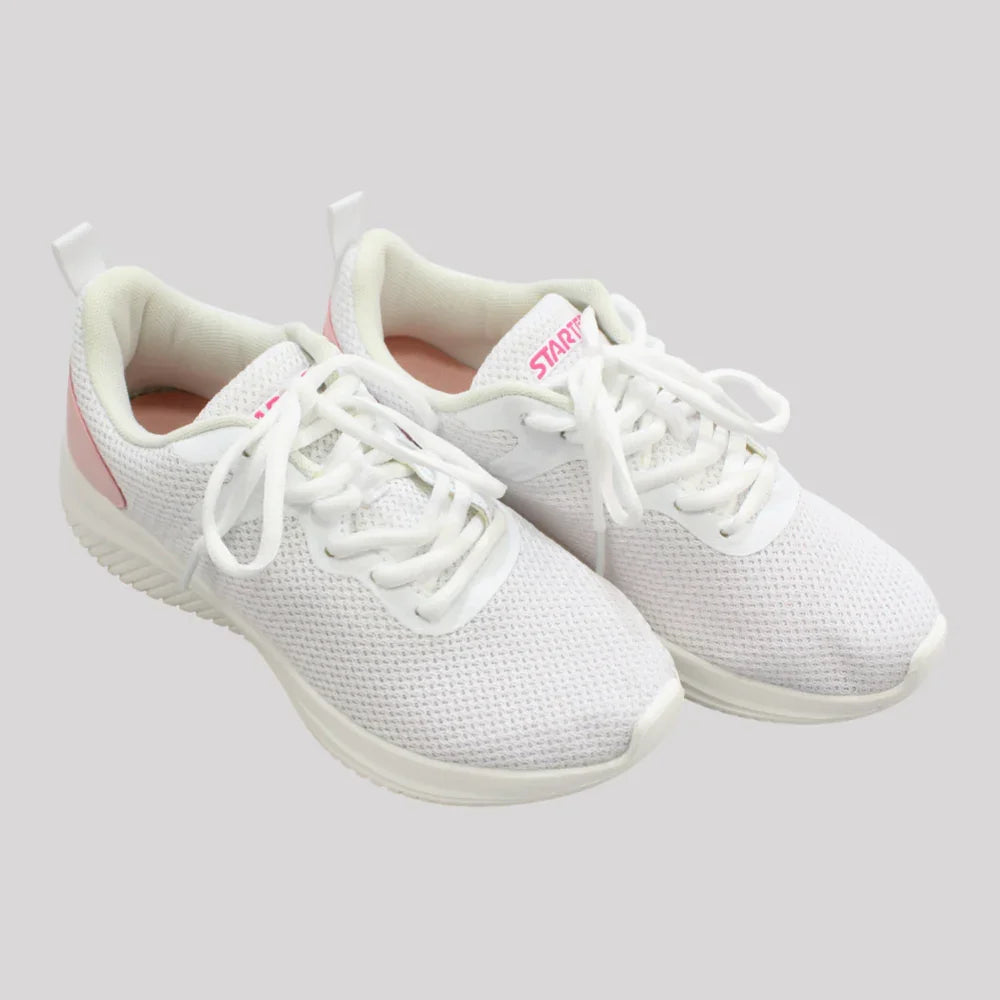 Girls' White Sneakers - Ourkids - Zarzour