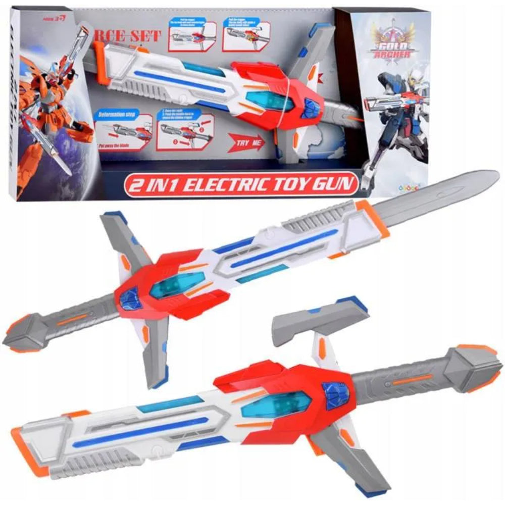 2-in-1 Electric Toy Gun - Toys - OKO