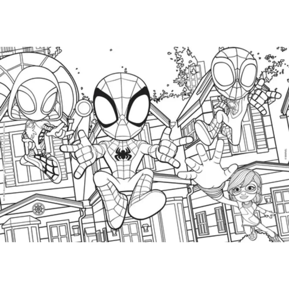 Lisciani Spidey & Friends Double-Face Puzzle - 24 Pieces