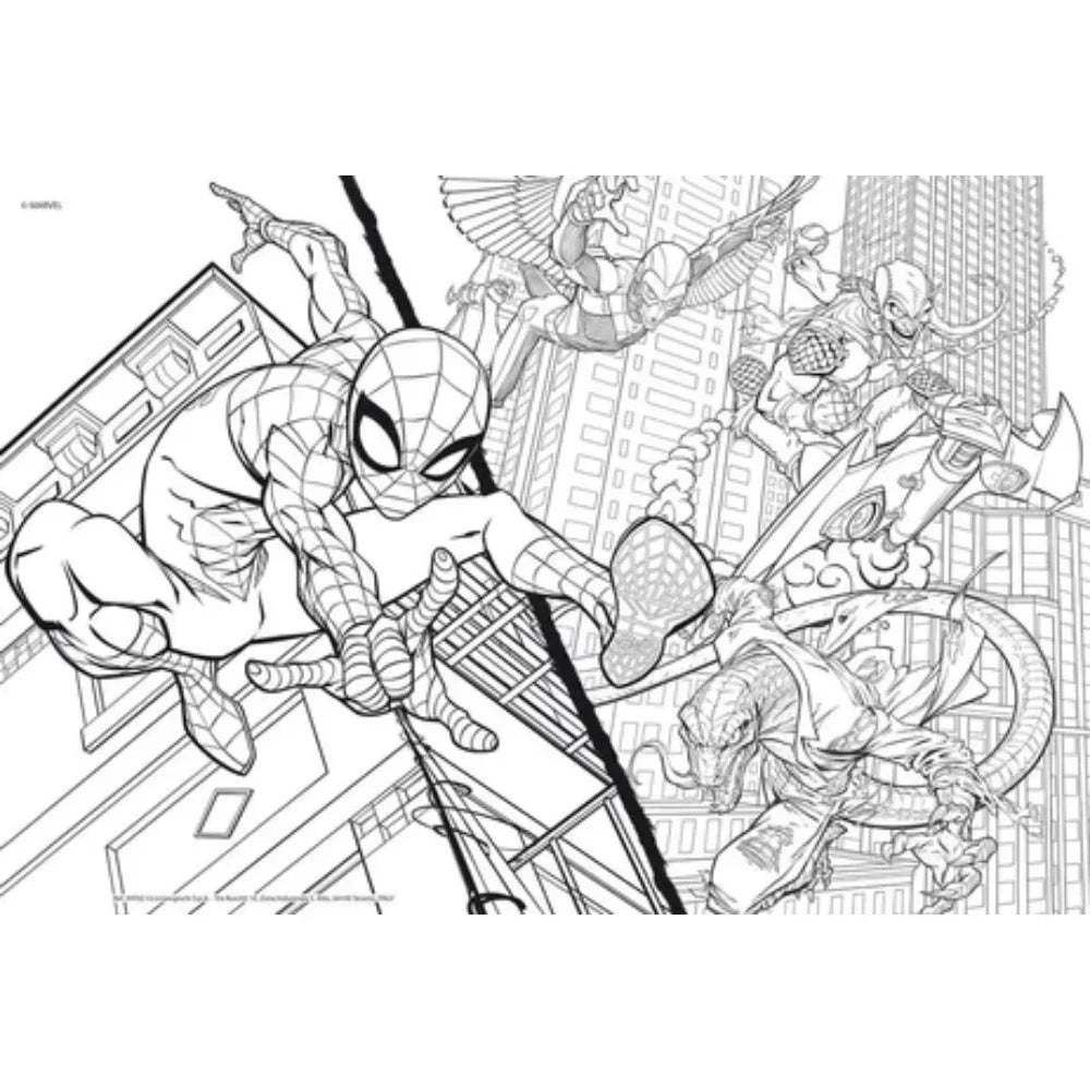 Lisciani Spiderman Double-Face Puzzle - 108 Pieces