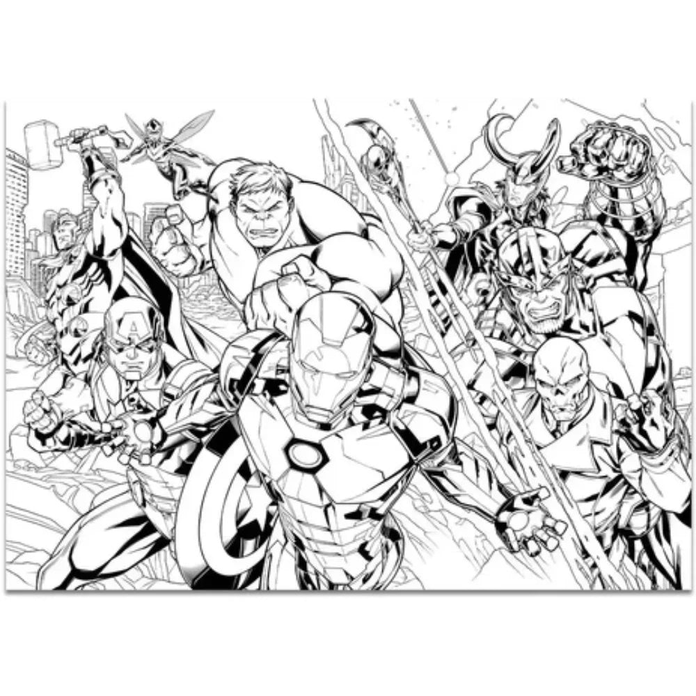 Lisciani Avengers Double-Face Maxi Floor Puzzle - 108 Pieces