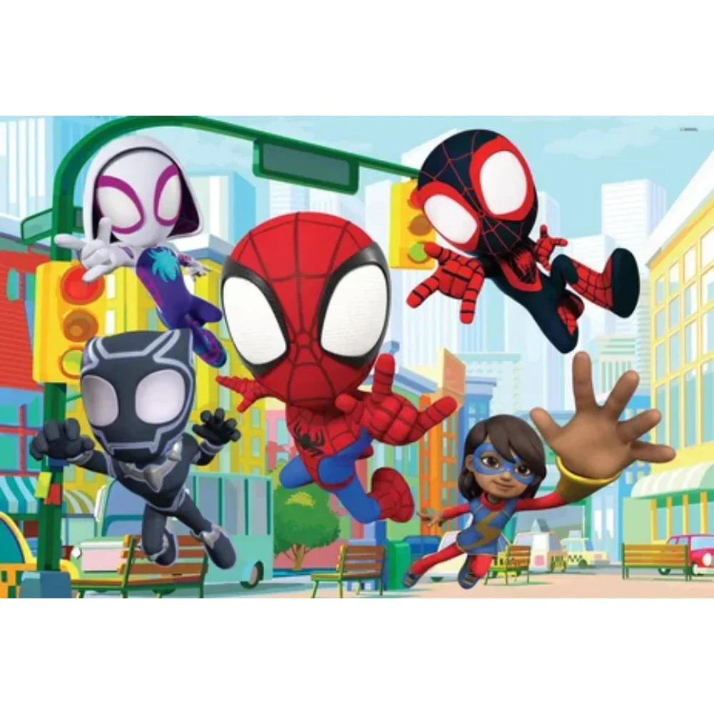 Lisciani Marvel Spidey Double-Face Maxi Floor Puzzle - 2×24 Pieces