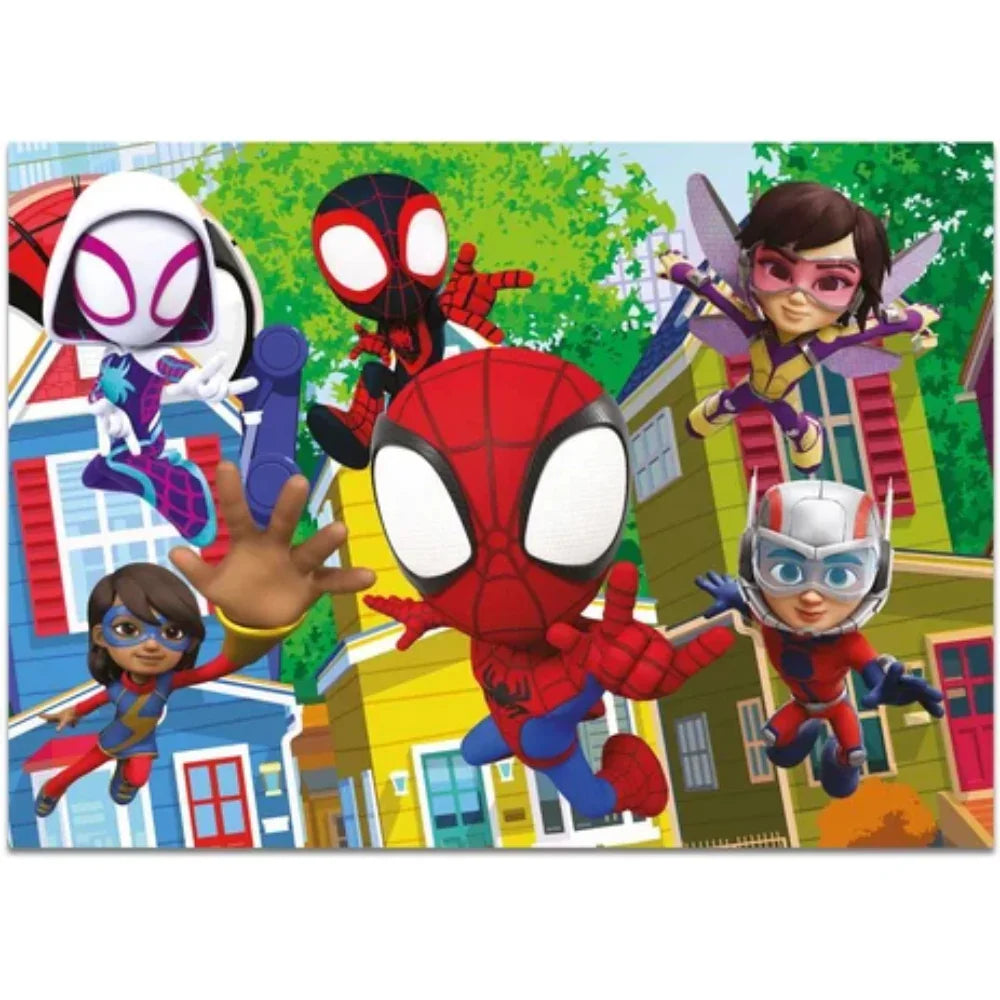 Lisciani Marvel Spidey Double-Face Maxi Floor Puzzle - 4 x 48 Pieces