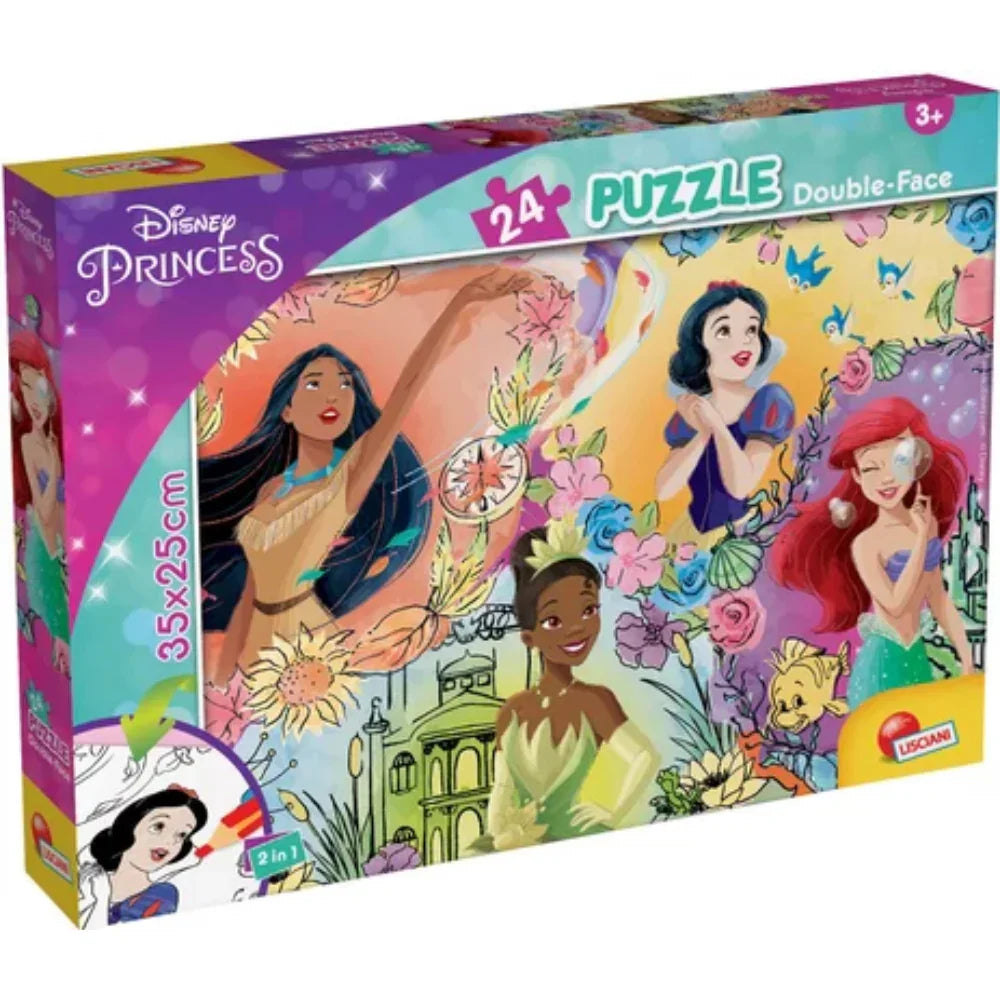 Lisciani Princess Double-Face Puzzle - 24 Pieces