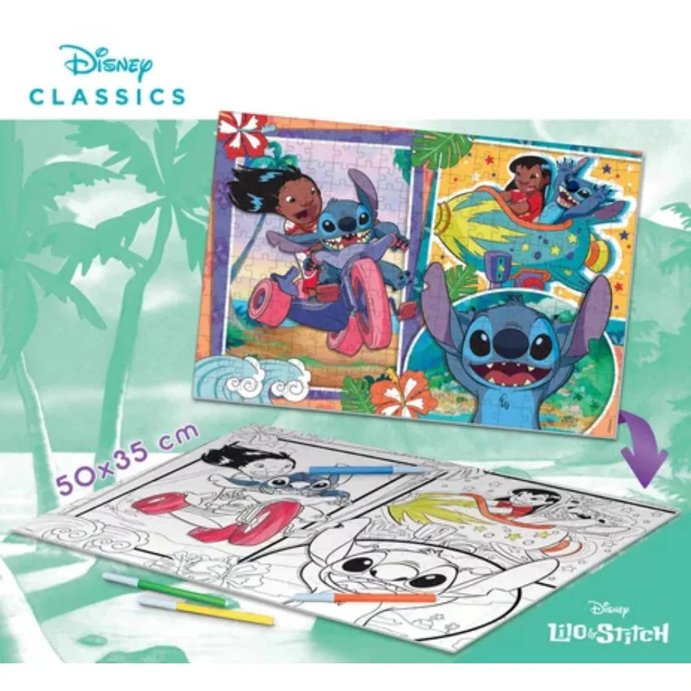 Lisciani Lilo & Stitch Double-Face Puzzle - 250 Pieces