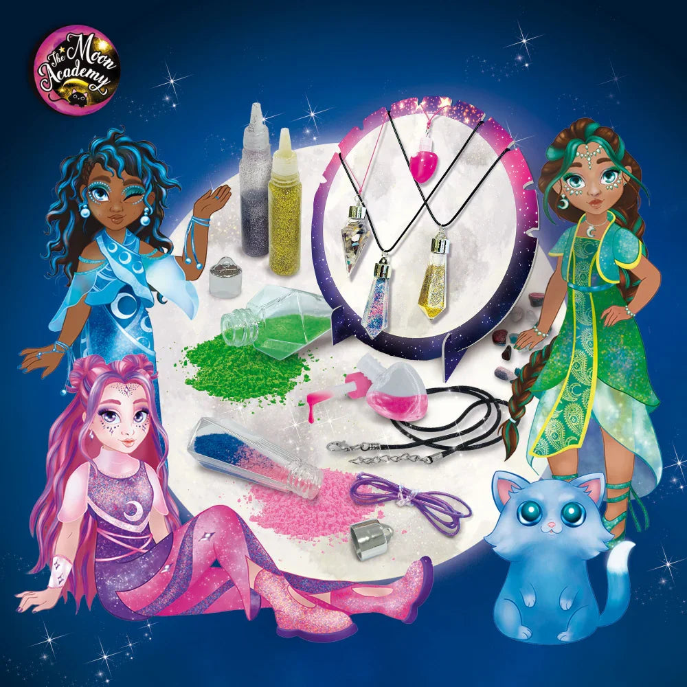 Lisciani The Moon Academy Moon Crystal Pendants - Toys
