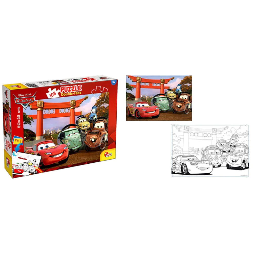 Liscian Cars Double-Face Puzzle - 108 pieces