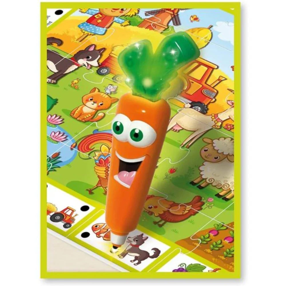 Lisciani Happy Farm Puzzle with Talking Pen